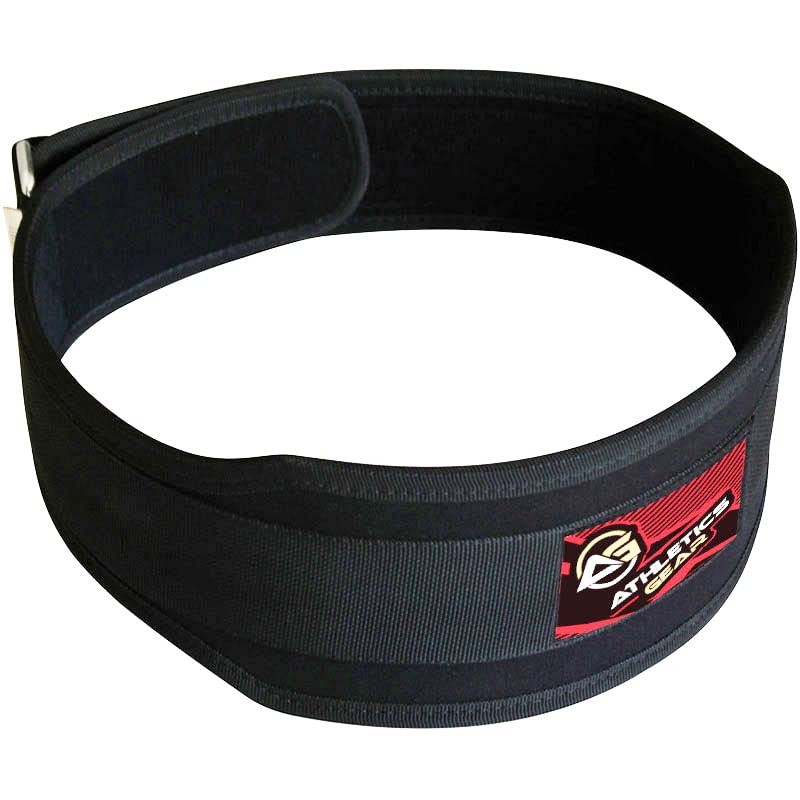 Weight Lifting Belt by AG, 5.5” Self-Locking Double Padded Neoprene
