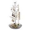 Relaxdays Jewellery Tree, Stand with Tray, H x W x
