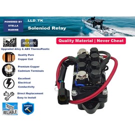 Trim Tilt Relay Solenoid for Yamaha Outboard 115HP F115TLR 68V-8195B-01-00 68V-81950-01-00