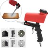 90psi Gravity Feed Sand Blaster Gun Kit - Hand Held