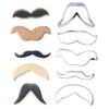 KALAIEN 5 Pieces Man Mustache Cookie Cutter Set Stainless Steel