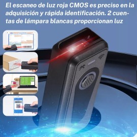 GOMITA Escáner Inalámbrico 2d Bluetooth Portátil Y Rápido