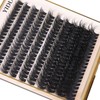 Fluffy False Eyelashes Kit, 1 Set Mixed Length Individual False
