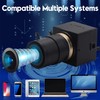 ALPCAM USB Camera 8MP Webcam Full HD 2448P Optics Zoom
