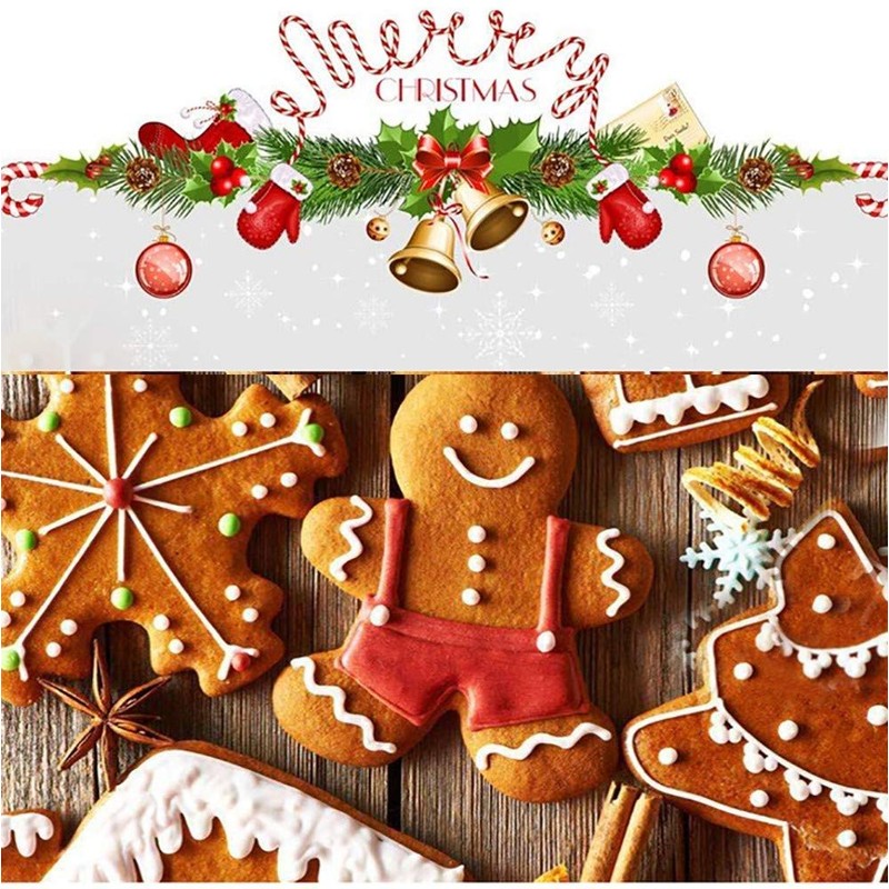 Christmas Cookie Cutter Set - Joyoldelf 5 Piece Stainless Steel