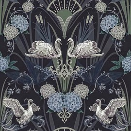 lenify Floral Peel and Stick Wallpaper Vintage Contact Paper 16.9inch x118.1inch Blue Peel and Stick Wallpaper Floral and Birds Self Adhesive Removable Contact Paper for Cabinets Decorative Vinyl