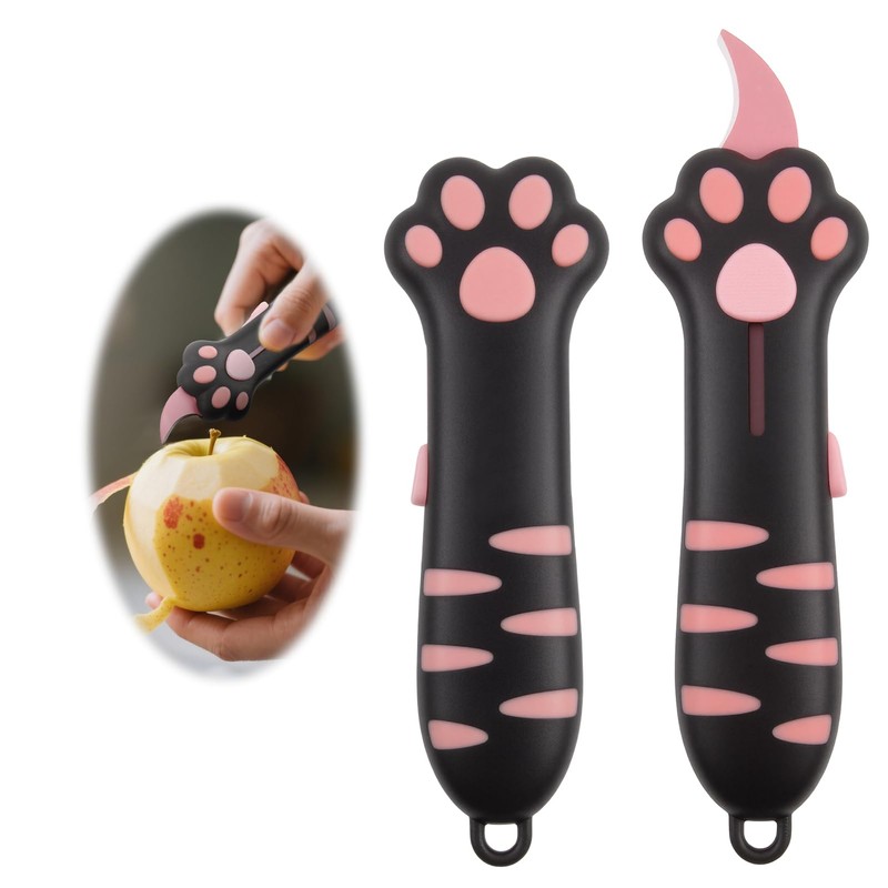 Cat Paw Box Cutter Retractable Cat Box Cutter with Cute