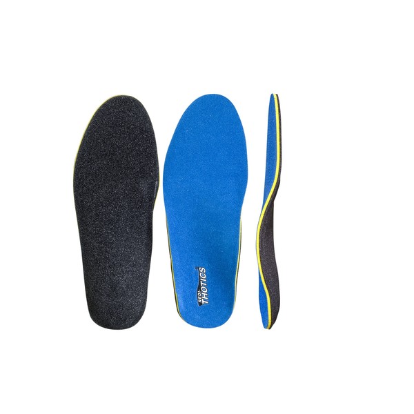 Redi-Thotics Plantillas ortopédicas flexibles, Azul / Patchwork, B - M