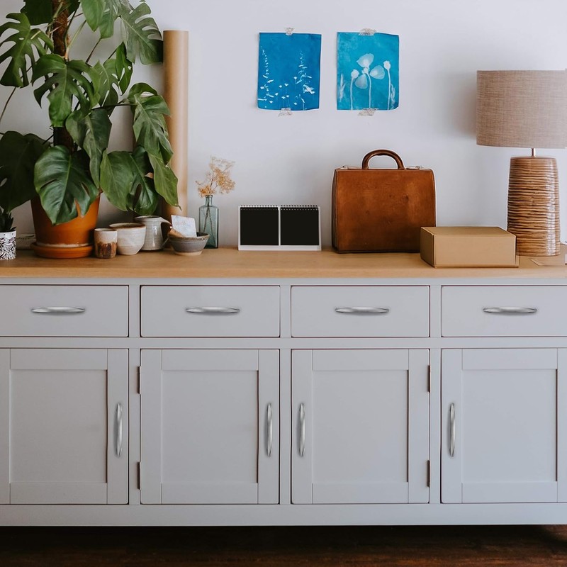 Ravinte 30 Pack 3 Inch Kitchen Cabinet Handles Satin Nickel