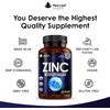 Zinc 50mg High Strength - Zinc Tablets with Copper, Pure