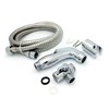 Tragbares Bidet Handbrause Set | Messing, Shattaf-Wasserhahn-Umsteller, Anschluss an Badezimmer-Mischbatterie