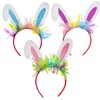 FamEaze Easter Headbands, 3 PCS Easter Bunny Headhand Costume Accessaries