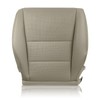 AUTOKAY Front Passenger Perforated Leather Seat Cover Gray for Acura