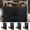 Fanfanwin 7x6 ft Black Large Car Curtains Camper Van Rear