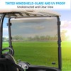 CartClan Golf Cart Foldable Tinted Windshield Suitable for 2018-UP EZGO