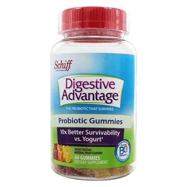 Schiff Sustenex Probiotic Gummies, 60 Count