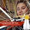 2 Sets Oil Can Transparent High Pressure Oiler Lubrication Oil