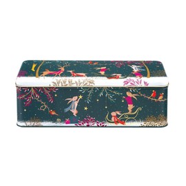 Elite Gift Boxes Sara Miller Woodland Tales Long deep rectangular tin 240 x 100 x 78 mm