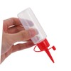 Operitacx Clear Plastic Applicator Tip Bottles Squeeze Bottles for Acrylic