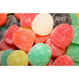 Bayside Candy Assorted Giant Gum Drops | Large Gumdrops Jelly Candy | (1.5LB)