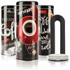 com-four® Coffee Pod Tins, Decorative Tin, Storage Containers for Coffee