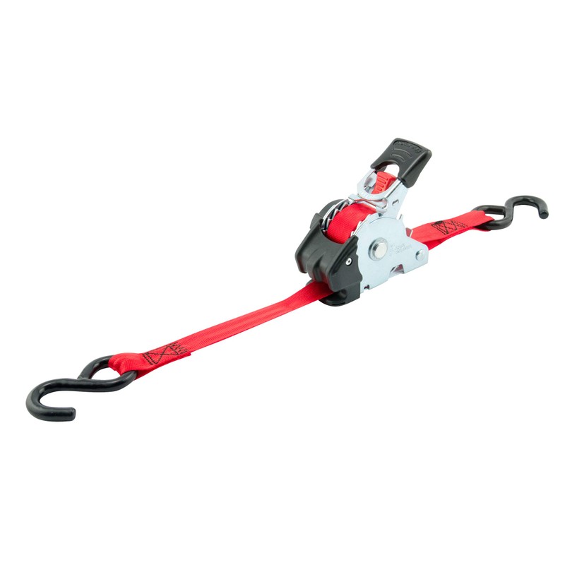 Erickson 04418 Pro Series Red 1" x 10' Retractable Ratcheting
