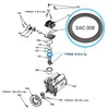 4 Pack DAC-308 Piston Rings for Craftsman Air Compressor –