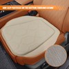 Craedli Car Seat Cushion, Breathable Leather Auto Front Seats Bottom