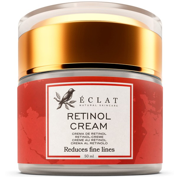 ORGANIC Retinol Cream for Face – Anti Wrinkle Cream Retinol Moisturizer - Retinol Face Cream and Deep Skin Anti Aging Cream Best Night Cream for Women