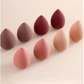 8 Pieces Professional Makeup Sponge Set,Multicolor Beauty Sponge Blender Cosmetic Applicator for Powder,Liquid,Facial Makeup Tools,Latex Free Flawless Soft Setting Face Puffs