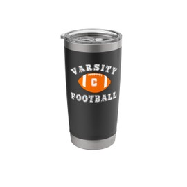 Varsity Football Team Center Stainless Steel Insulated Tumbler