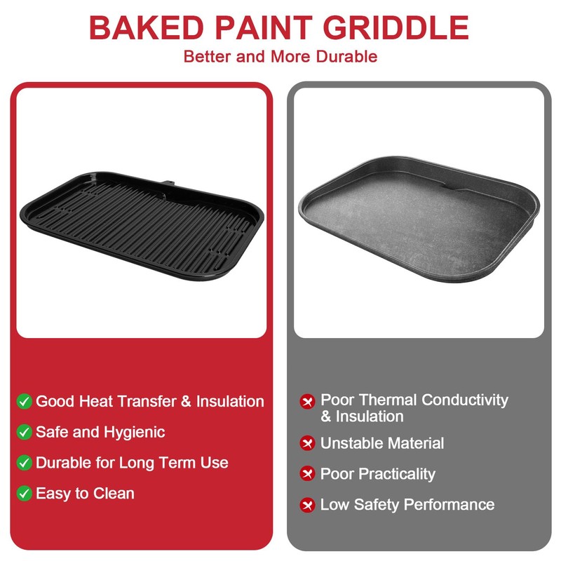 Grill Griddle Plate for Ninja Woodfire Outdoor Grills OG700 Series,