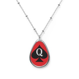 Brian Bula Queen of Spades Pendant Necklace QOS Jewelry Black Owned Jewelry Show Who is Boss