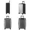 Veki Suitcase Covers with a Zip, black