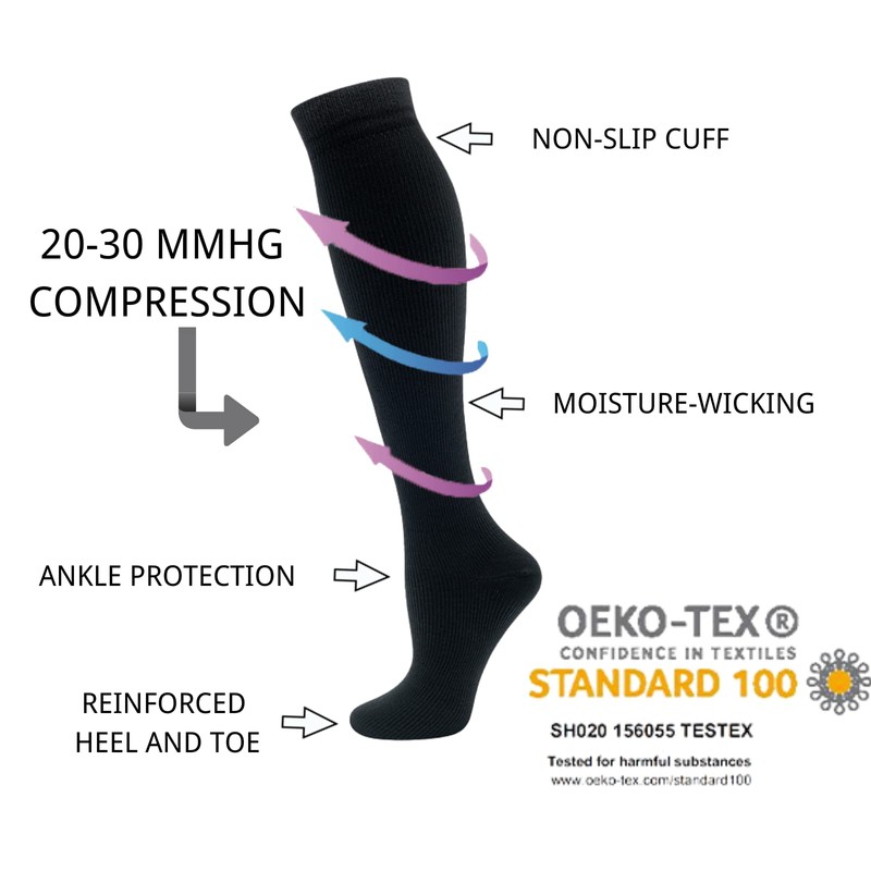 Hello Momoya - Calcetines de compresión para mujeres y hombres,