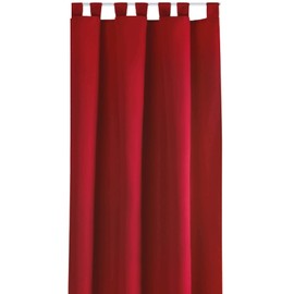 Ellen decorative curtains, universal straps, tab-top curtain