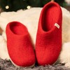 Grült Felt Slippers, Made from Sheep's Wool with Leather Sole,