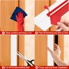 MYFAMIREA T-Shaped Door Draft Stopper 1.37IN x 10FT Silicone Weather