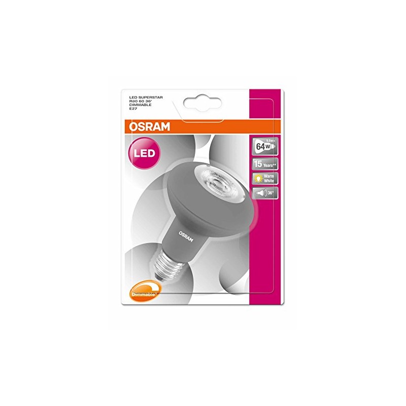 Osram LED Super Star R80/LED Reflector Lamp, R80, for Line