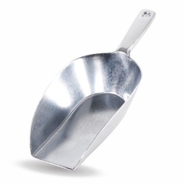 Kerafactum Tea Shovel Handy Shovel Handy Flour Shovel Sack Shovel Small Food Scoop Sack Food Flour Sugar Tea Scoop Non Rusting 26 cm Glossy Design 320 ml