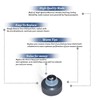 Replacement Part For Hoover FH50700 Vacuum Solution Tank Cap #