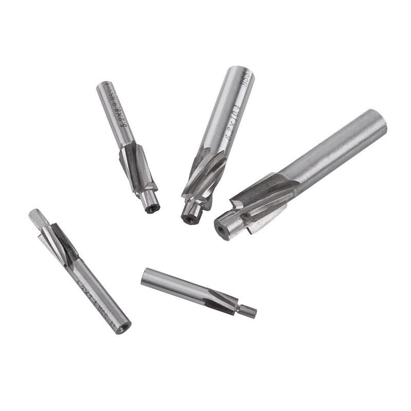 Machining Cutter HSS Counterbore Hole End Mill Counter Bore M3-M8