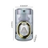 Automatic Toothpaste Dispenser,No-hole Installations Toothpaste Squeezer Wall Mounted for Home