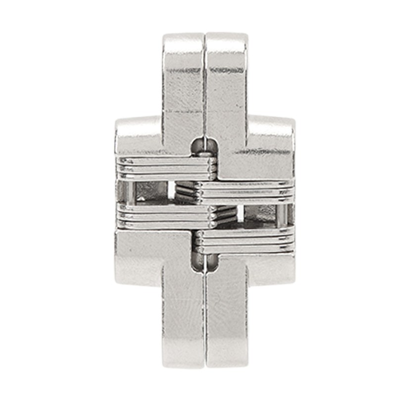 4Pcs Mini Zinc Alloy Cross Hidden Hinge 180 Degree Swing