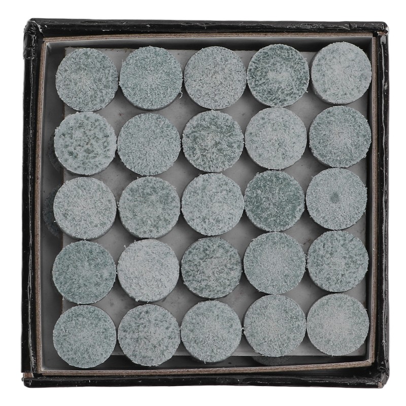 50Pcs Pool Cue Tips Leather Billiard Cue Stick Tip Grade