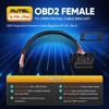 Autel OBD2 16Pin J1962 Female to OBDII Open Pigtail Cable,