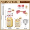 NVioAsport 10 Pack Swing Top Glass Vanilla Extract Bottles 4