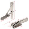 Boat Bolster Seat Hinges | 13 Inch Aluminum (Set of
