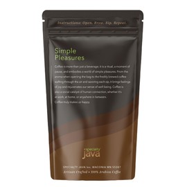 Organic Smooth Jazz Decaf: 2.2 lb Ground Coffee Fresh Roasted Personally for You on Order & Shipped Direct, Dark French Roast, Swiss Water Process Decaf, Fair Trade Arabica Coffee, Read About Below