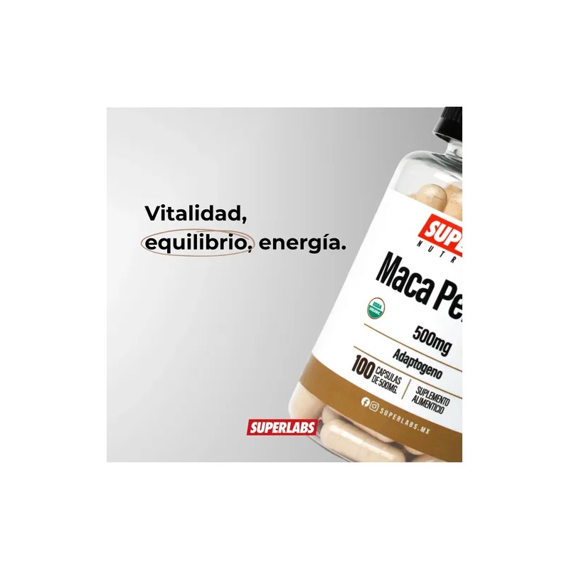 Superlabs Nutrition Maca Peruana 500 Mg - 100 Caps Sfn
